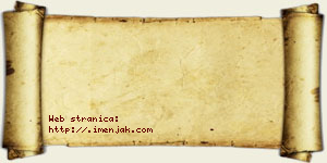 Iva Balzamović vizit kartica